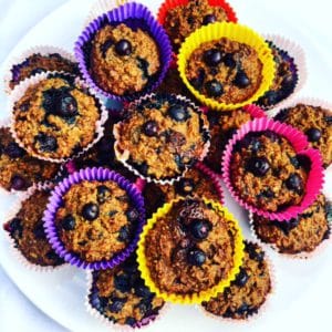 muffins met blauwe bessen